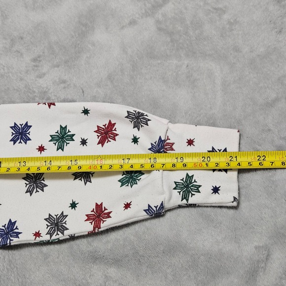 Vintage 90s Laura Gayle Snowflake Turtleneck Christmas Size Med Green Red White - Picture 7 of 8